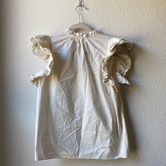 Ulla Johnson | Elena blouse in ivory - Picture 4 of 7